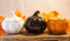 Ceramic Pumpkin Soy Candle