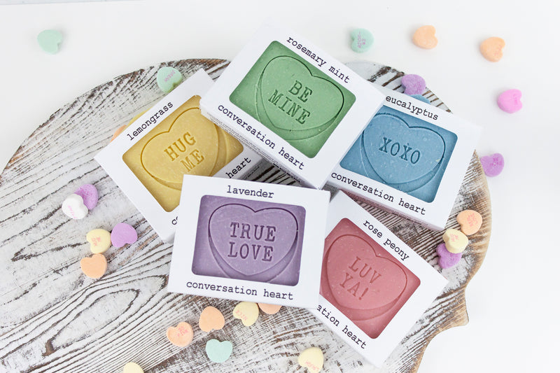 Valentines Conversation Heart Soap Bar